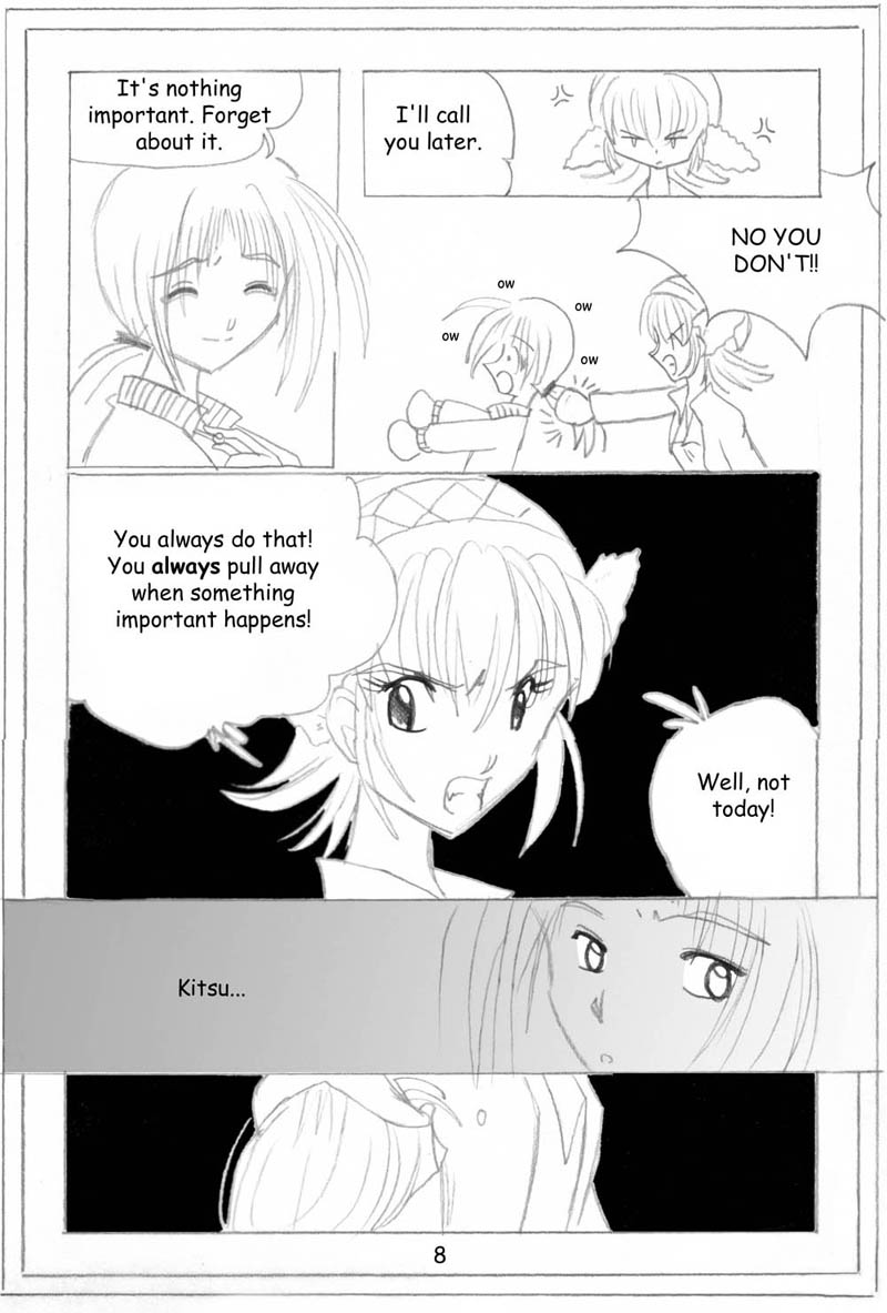 Page Eight: Where Kitsu confronts Iyashi